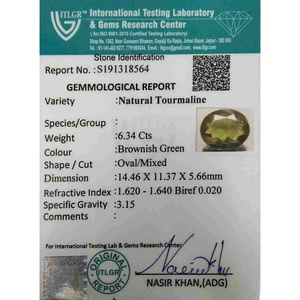 Turmalina facetada de alta calidad de 6.34 quilates, amatista verde, pera rosa, creada en laboratorio, con certificación IGI, que incluye turquesa, ópalo, aguamarina y jade. - Product Image 4