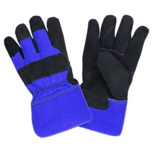 ถุงมือนิรภัยหนังวัวแยกชิ้นทำจากนีโอพรีนทนทานต่อการขัดถูถุงมือทำงานสำหรับป้องกันมือในอุตสาหกรรม - Product Image 6