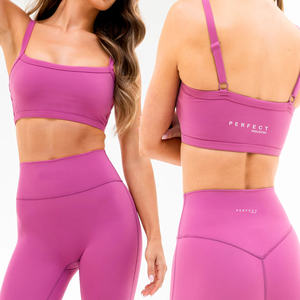 Haute qualité 2 pièces Fitness Yoga porter ensemble Logo personnalisé séchage rapide respirant Sexy Gym Sportswear Leggings ensemble vêtements actifs ensembles - Product Image 4