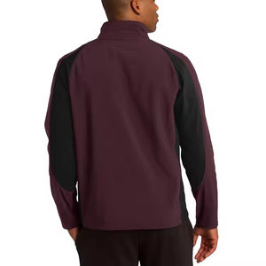 Customizable Men's Winter Quilted Canvas Jacket Hooded Quick Dry & Breathable for Sports <b>Travel</b> - Product Image 3