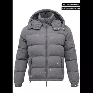 Veste d'hiver matelassée légère, imperméable et coupe-vent pour homme, service OEM pour la vente en gros en Europe - Product Image 2