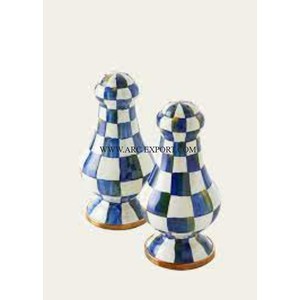 Set of 2 <b>Mother</b> of Pearl Table Decorative Salt and Pepper Wedding Hotels Cafe Table Usage Food Salt and Pepper for Kitchen Decor - Product Image 1