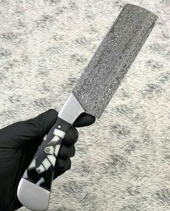 Juego de Cuchillos de 5 Piezas de Acero de Damasco Hecho a Mano, Servicio OEM/ODM Personalizado de Alta Calidad, Ambidiestro, 67 Capas, Duradero y Afilado - Product Image 4