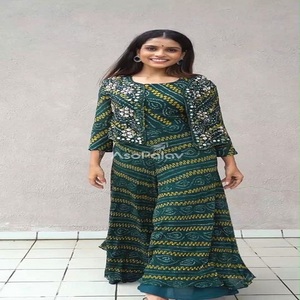 Kanya Libas Designer Party Wear Kurti Lahore Style Heavy Festival Special Cheap Rated Punjabi Genuine Leather Shalwar Kameez - Product Image 2