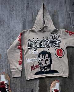 Sudaderas con capucha informales de invierno para hombre Color sólido 100% algodón polar transpirable ecológico Regular Fit - Product Image 6