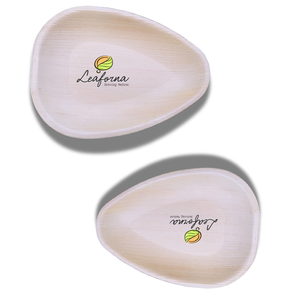 Assiettes de fête en feuille de palmier ovales écologiques réutilisables de qualité supérieure vaisselle biodégradable robuste pour les célébrations de restauration en plein air - Product Image 5