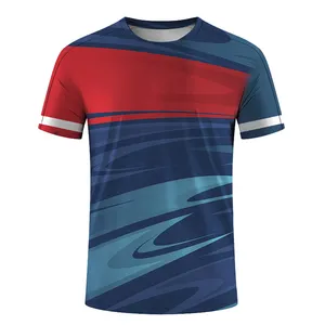 wholesale custom made new Design men's sublimation t shirt quick dry breathable comfortable sublimated t shirt with custom logo