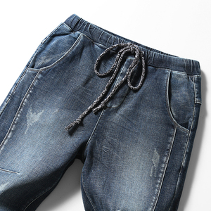 กางเกงยีนส์ขายาวเข้ารูปสำหรับผู้ชาย, กางเกงยีนส์ซักได้ไซส์ใหญ่พิเศษสำหรับฤดูใบไม้ผลิฤดูใบไม้ร่วง2025 - Product Image 3