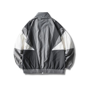 เสื้อแจ็คเก็ตกันลมแบบมีซิปของผู้ชายเสื้อแจ็กเก็ตกันลมเสื้อแจ็กเก็ตผ้าทอแบบสลิมฟิตเสื้อ2025โลโก้ตามสั่ง - Product Image 2