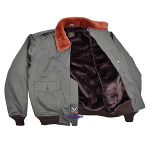 Chaqueta de vuelo B10 de alta calidad, reproducción auténtica, forro de Alpaca, bombardero, prendas de vestir exteriores, estilo Vintage duradero - Product Image 2