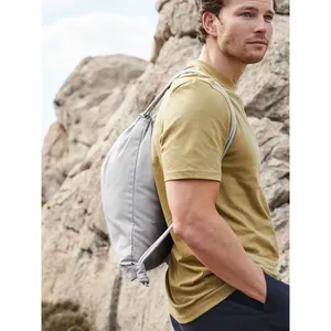 Bolsa Deportiva de Algodón Orgánico Premium, Ecológica, con Cordón, para Promociones - Product Image 4