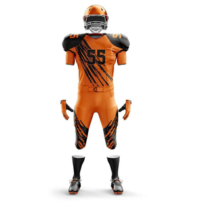 Uniformes de Fútbol Americano Sublimados Personalizados, Alta Calidad, Nuevo Diseño, Transpirables, Antibacterianos, para Todas las Temporadas, Servicios OEM - Product Image 4