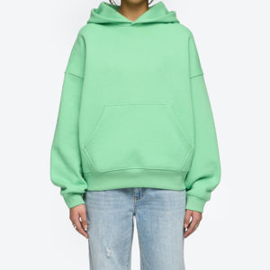 Sudadera con capucha de gran tamaño para mujer de la mejor fabricación, de algodón 100% Material, Impresión de logotipo personalizado, Impresión de diseño personalizado - Product Image 1