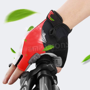 Gel Cycling Glove Custom Design Breathable <b>Half</b> Finger Cycling Gloves Anti <b>Slip</b> Pad Motorcycle Road Sports Gloves - Product Image 4