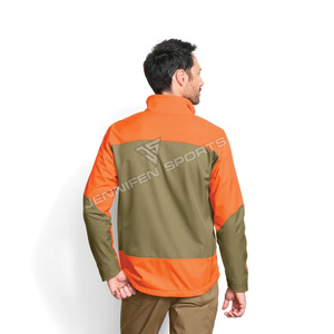 เสื้อแจ็คเก็ตซอฟต์เชลล์กันน้ำ ระบายอากาศได้ดี แฟชั่นคุณภาพสูง สำหรับล่าสัตว์ในฤดูหนาว สีทูโทน สำหรับผู้ชาย เสื้อแจ็คเก็ตแบบยุทธวิธี - Product Image 3