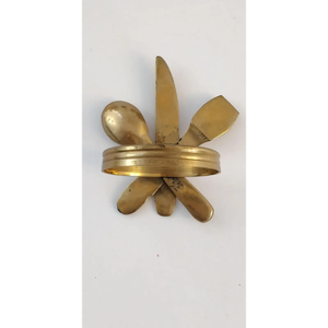 Servilleteros de Metal dorado personalizados, servilleteros creativos para fiesta, comedor, decoración de mesa, decoraciones navideñas modernas - Product Image 3