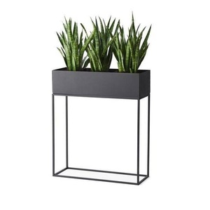 Florero de esquina interior de hierro forjado para jardín, diseño de estante de hierro forjado, macetero de Metal, color dorado, 3 niveles, venta al por mayor - Product Image 4