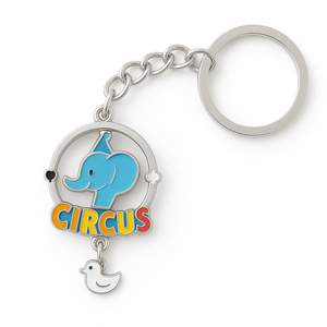 Personalized Zinc Alloy Vintage Cartoon Fashion Spinner Rotating Keyring Novelty Custom Logo Keychain - Product Image 2