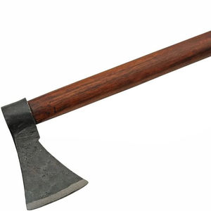 Hacha de camping hecha a mano con funda de cuero, hacha de camping con mango de madera, hacha de acero con grabado, mango de hacha de batalla - Product Image 1