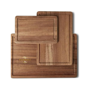 Planche à découper en bois d'acacia, prix bas, durable, écologique, planche de cuisine, planche à découper pour aliments, planche en bois naturelle, fabrication artisanale - Product Image 6