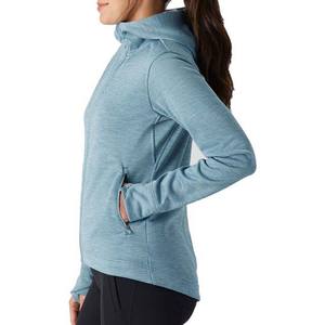 Sudadera con capucha y cremallera completa para mujer Sudadera con capucha con cremallera elegante y ligera para uso diario Ideal para gimnasio y trajes Casuales - Product Image 2
