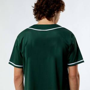 Maillot de baseball en maille pour hommes avec logo personnalisé-Parfait pour les uniformes d'équipe, les sports et les vêtements décontractés - Product Image 6