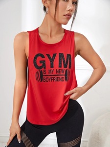 Débardeur de sport pour femmes, vêtement d'entraînement, de Yoga, de haute qualité, personnalisé, 100% coton, nouvelle collection - Product Image 6