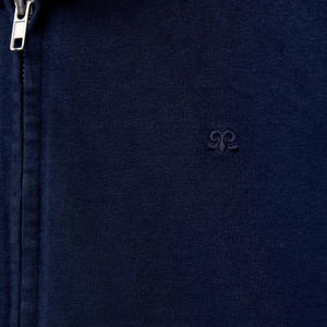 เสื้อมีฮู้ดผ้าฝ้ายสำหรับผู้หญิงแบบรูดซิปปิดแบบเต็มหน้าพิมพ์โลโก้แบบกำหนดเองและเย็บปักสีและขนาด - Product Image 2