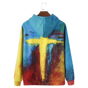 Fabriqué au Pakistan, sweat à capuche d'hiver solide en sublimation, 100% polyester polaire, respirant, séchage rapide, dernier design - Product Image 2