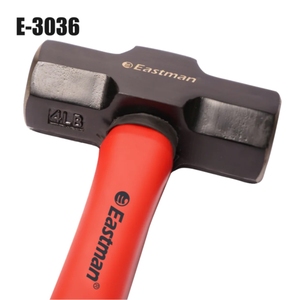 Eastman Industrial Grade E-3006 Sledge <b>Hammer</b> En-8 Steel Red+Black Fibre Handle Customized OEM Direct Export From India - Product Image 5