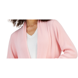 Cardigan da Donna Karen Scott con Stampa Floreale, Collo a Scialle, Tecnica Jacquard, Bottoni, Corto, per Autunno Inverno - Product Image 2