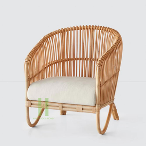 Nouvelle arrivée Chaise de relaxation moderne en rotin pour la maison et le jardin Salon Variété de design Emballage personnalisé Fabriqué au Vietnam - Product Image 6
