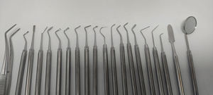 Kit de Instrumentos dentales conservadores de 20 piezas Material de acero de implante dental duro de acero inoxidable manual - Product Image 5