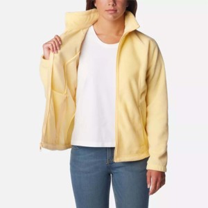 Chaqueta de Forro Polar Informal con Cremallera Completa para Mujer, con Logotipo Personalizado, a Prueba de Viento, para Otoño e Invierno - Product Image 1