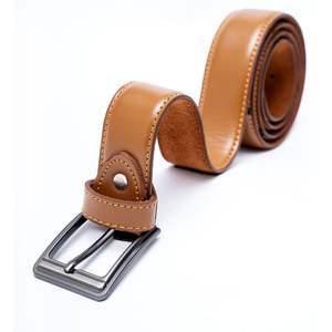 Nouvelle ceinture en cuir de vache de haute qualité pour hommes avec alliage pour boucle - Product Image 2