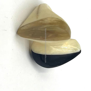 Bague de mode en corne de buffle de haute qualité pour hommes et femmes Bagues réglables en corne de boeuf naturelle élégante pour bijoux Boho par FWE - Product Image 1