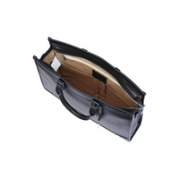Sac rigide intelligent en cuir unisexe SAKOS, 14 pouces, le plus vendu, imperméable, anti-humidité, antibactérien, avec fermeture éclair, pour le shopping