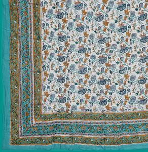 100% coton couette main bloc imprimé Floral Kantha bohème couvre-lit Patchwork Jaipuri Rajai couverture doux ensemble de literie - Product Image 4