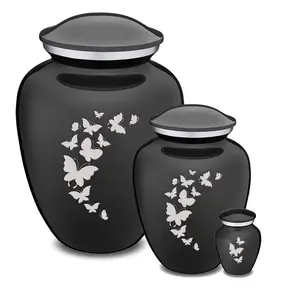 โกศโลหะชั้นยอดสำหรับขี้เถ้ามนุษย์สร้างขึ้นด้วยวัสดุที่ทนทานเพื่อการเก็บรักษาที่ยาวนานและการจัดแสดงที่ระลึกอันงดงาม - Product Image 2