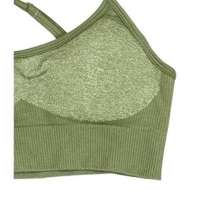 Hot New Mid Waist Seamless Leggings Set <b>Ruched</b> Bra <b>Shorts</b> Gym Workout Yoga Solid Pattern 2-Piece - Product Image 5