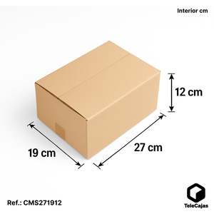 Economical 27x19x12 cm <b>Brown</b> Corrugated Board Cardboard <b>Box</b> with Matt Lamination Functional for Shipping and Storage - Product Image 2