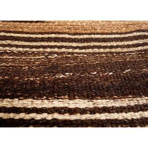 พรมลายทางคลาสสิกสีเบจและสีน้ำตาล ยี่ห้อ Nayaab ผลิตจากปอกระเจาและป่าน ขนาด 9x12 ฟุต รูปทรงสี่เหลี่ยมผืนผ้า เหมาะสำหรับบ้าน รถยนต์ ห้องนั่งเล่น หรือห้องนอน-Paem-796 - Product Image 3