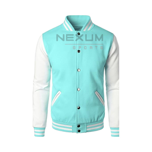 Wholesale Custom Hot Selling Wool <b>Varsity</b> <b>Jackets</b> Leather Sleeve High Quality Letterman <b>Jacket</b> <b>Bomber</b> <b>Jacket</b> for <b>mens</b> - Product Image 1