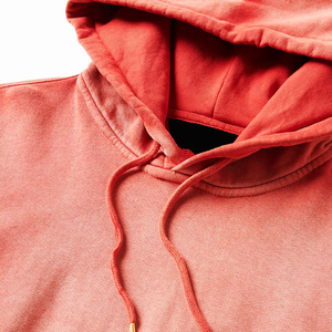 Sweat à capuche pour homme, logo personnalisé, effet délavé, hiver, uni, haute qualité, 100% coton, molleton French Terry - Product Image 3