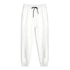 Pantalon de survêtement en coton de qualité supérieure personnalisé OEM pour hommes Pantalon de gymnastique de couleur unie avec chevilles élastiques et vêtements de sport à taille élastique personnalisés - Product Image 3