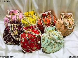 Elegante bolso de noche étnico económico Potli Batua Bag - Product Image 2