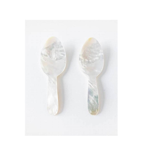 Cuillère de luxe en nacre parfaite pour les desserts et les apéritifs - Product Image 1