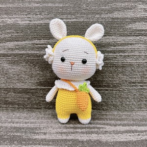 2024 Hot Items Whole Sale Best Price Cute Bunny Crochet <b>Toys</b> 100% Handmade Amigurumi Dolls Birthday Christmas Gift for Children - Product Image 4