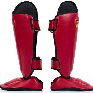 High Quality Professional Protection Genuine Leather <b>Shin</b> <b>Pad</b> with Custom Logo Breathable Design-Wholesale Low Price - Product Image 3