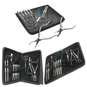 Kit de herramientas de extensión de cabello de fabricación de última calidad con accesorios personalizados herramientas de entrenamiento de cabello etiquetado de logotipo 3D personalizado - Product Image 5